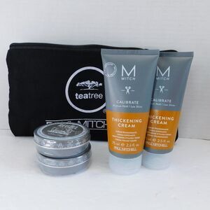 Lot of 4 Mens Reuzel Hollands Finest Pomade & Paul Mitchel Thickening Cream NEW